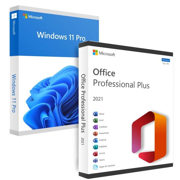 Microsoft office 2021 Pro plus + windows 11 pro