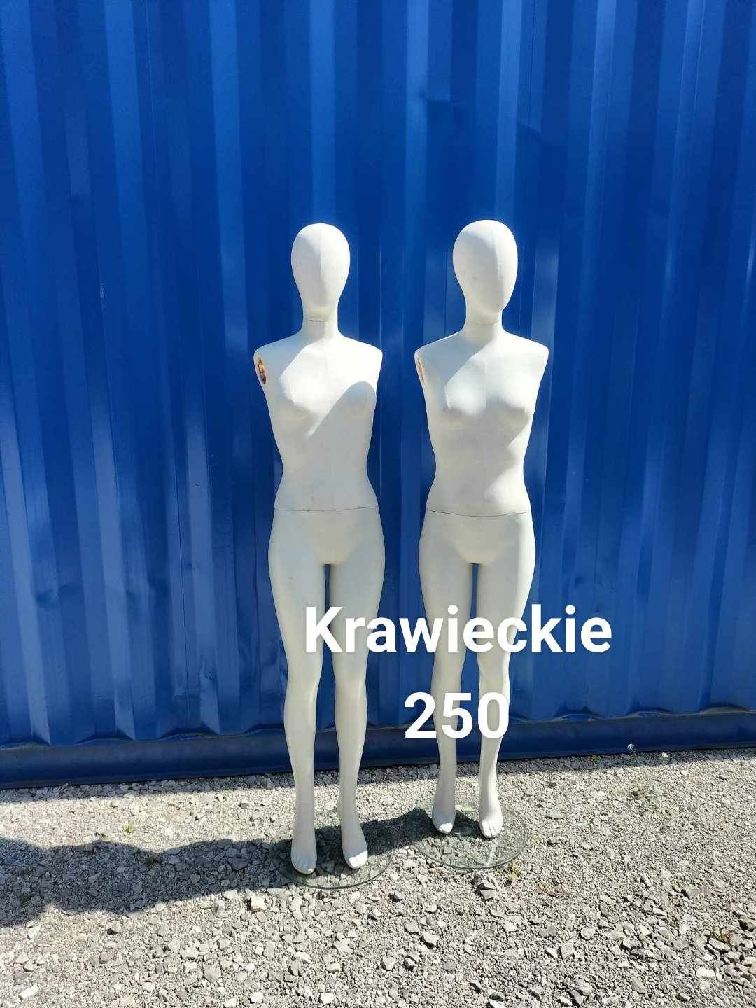 Manekiny damski męski czarny lakierowany