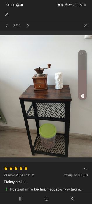 Nowy modny stolik kawowy szafka nocna loft skandynawska industrial