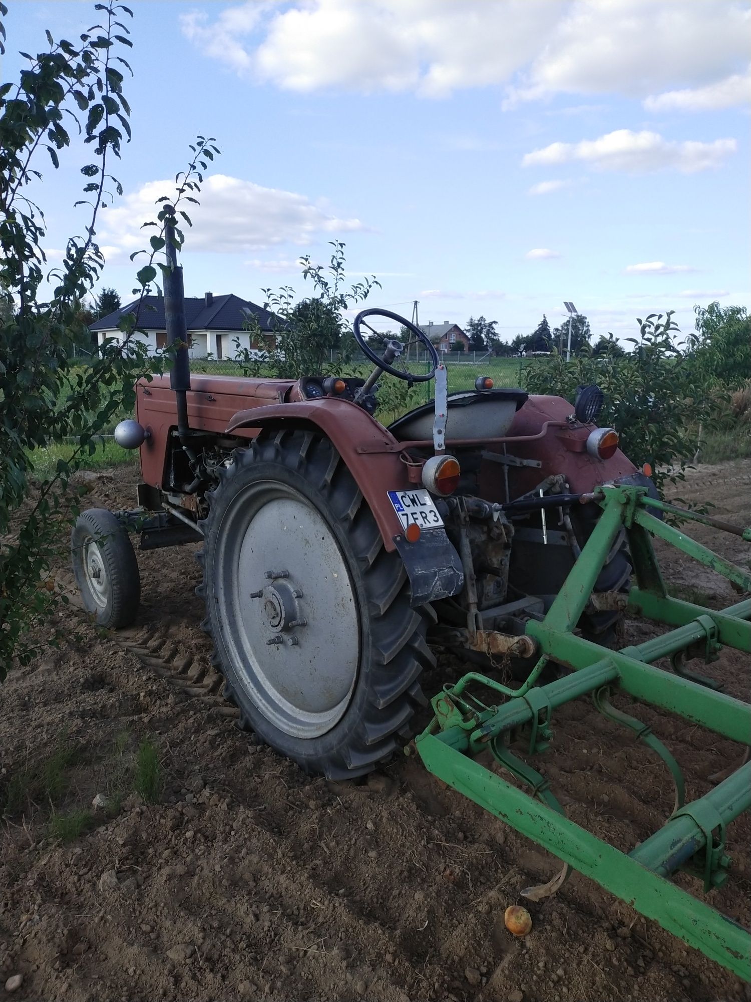 Traktor z maszynami Zetor k25 c360 3p c330 pług  agregat c355 t25 wlad