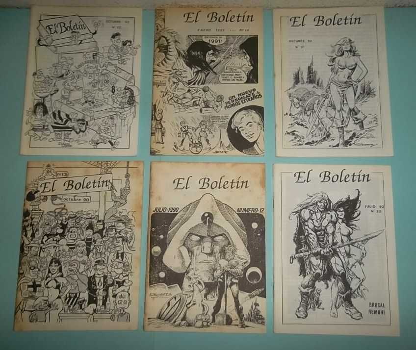 Fanzine BD - EL BOLETÍN - 18 exemplares (anos 90)