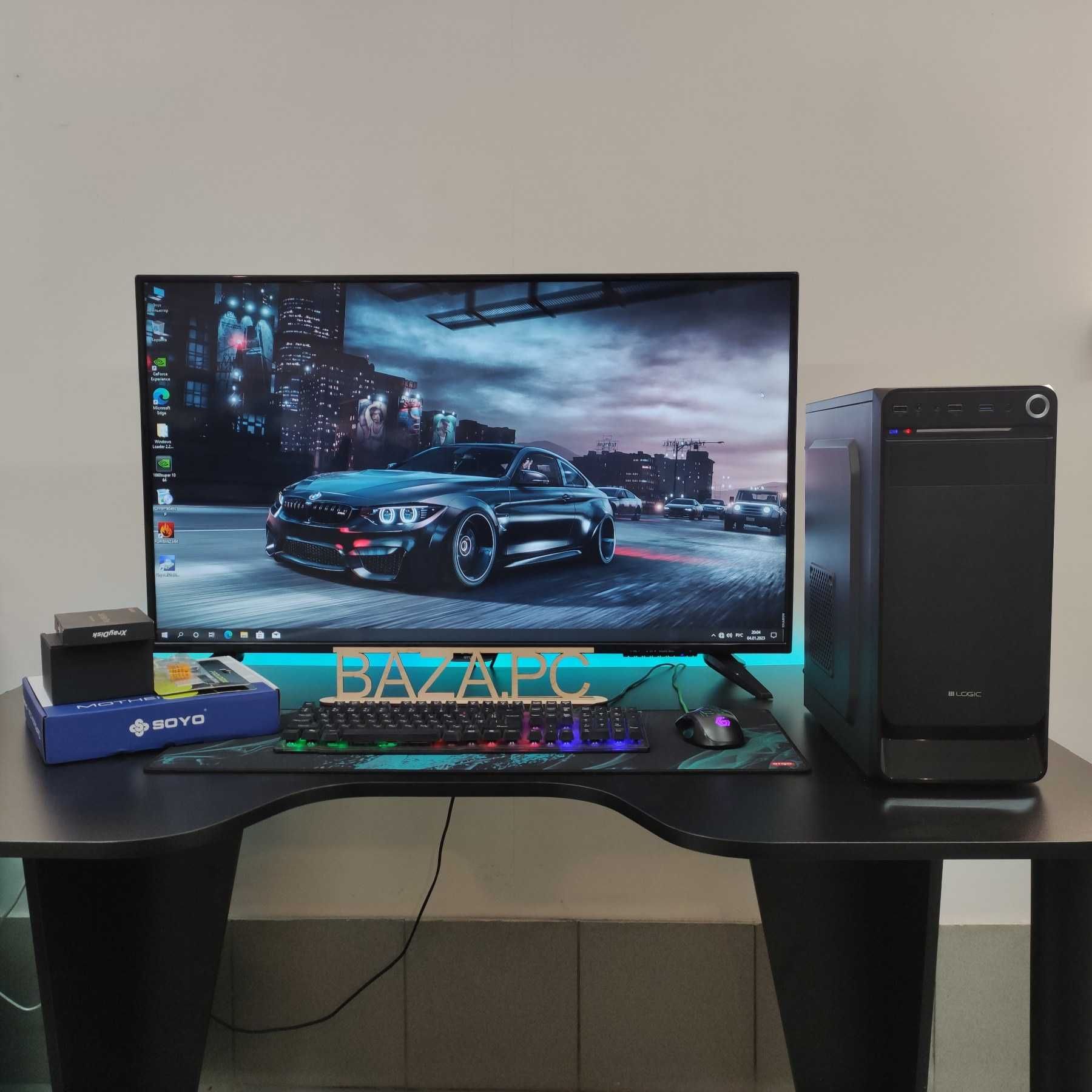 Компютер Новый Ryzen 5 5500, 16GB DDR4, GTX 1660 Ti 6GB, SSD 512GB m2