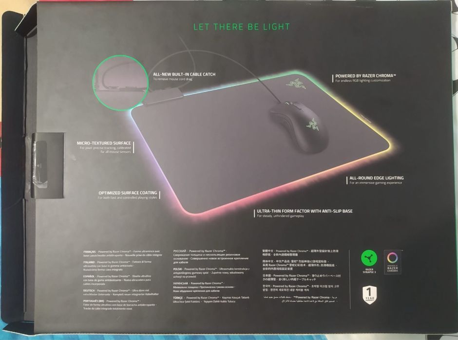 Tapete Rato RGB RAZER Firefly V2