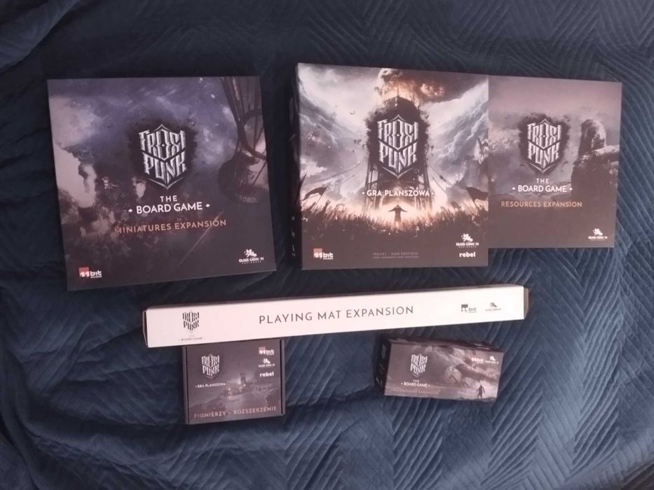Frostpunk gra planszowa, kickstarter gamer all in pledge