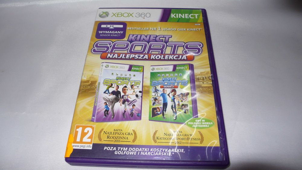 Gra do XBox 360 Kinect / Sports Kinect / 2 sezony /2 płyty / PL