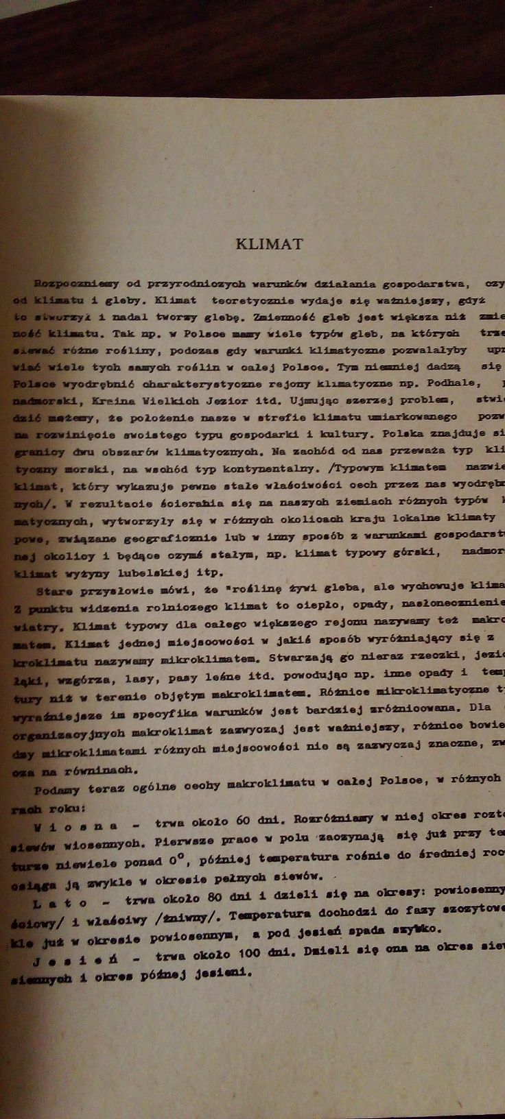 Organizacja i ekonomika gospodarstw ,cz. 2 , warunki środowiskowe