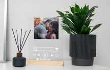 Ramka Twoje zdjęcie piosenka szkło Spotify - Prezent Personalizowany