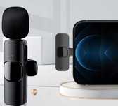 Bezprzewodowy mikrofon krawatowy Android / iOS USB-C LIGHTNING iphone