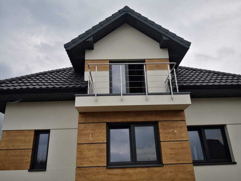 Balustrada barierka nierdzewna balkon francuski zabezpieczenie inox