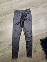 Legginsy bordowe xs