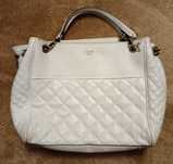 Torebka damska pikowana Guess Biała/30x26x12cm