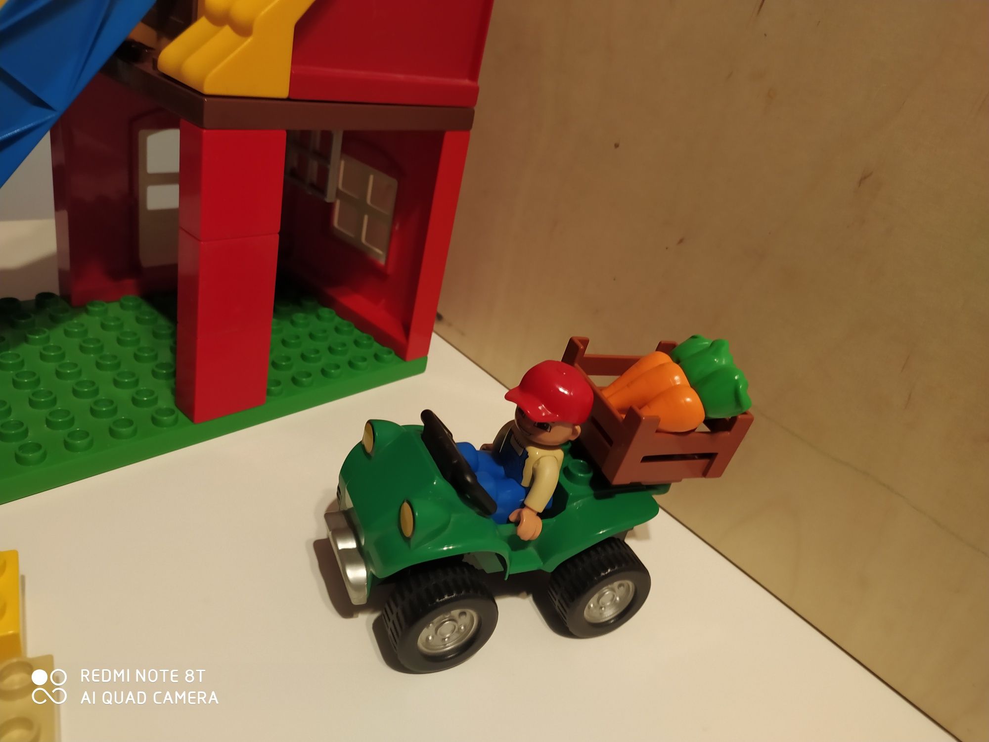 Farma lego duplo 4975 taśmociąg, quad farmera