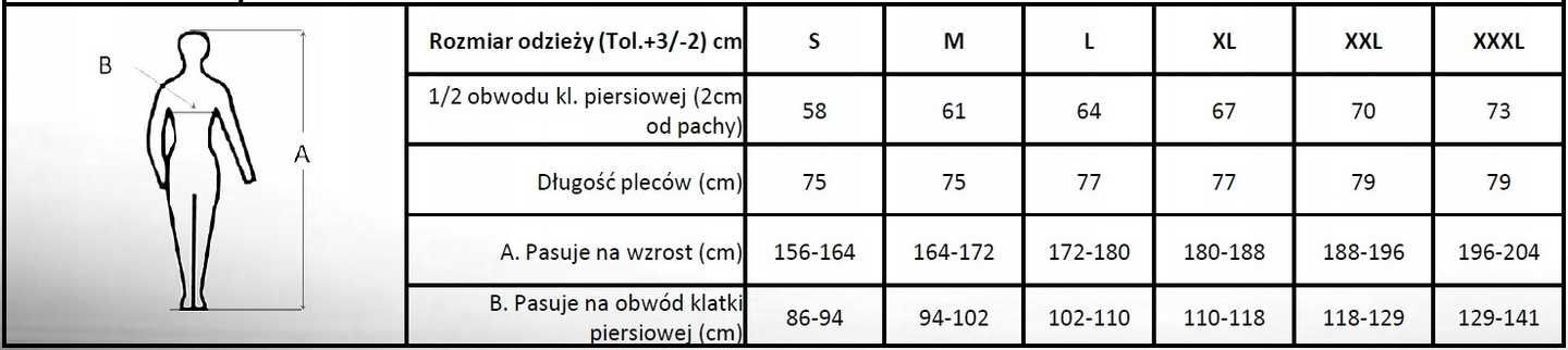 BHP Polar odblaskowy VWFC13O/XL rozmiar XL