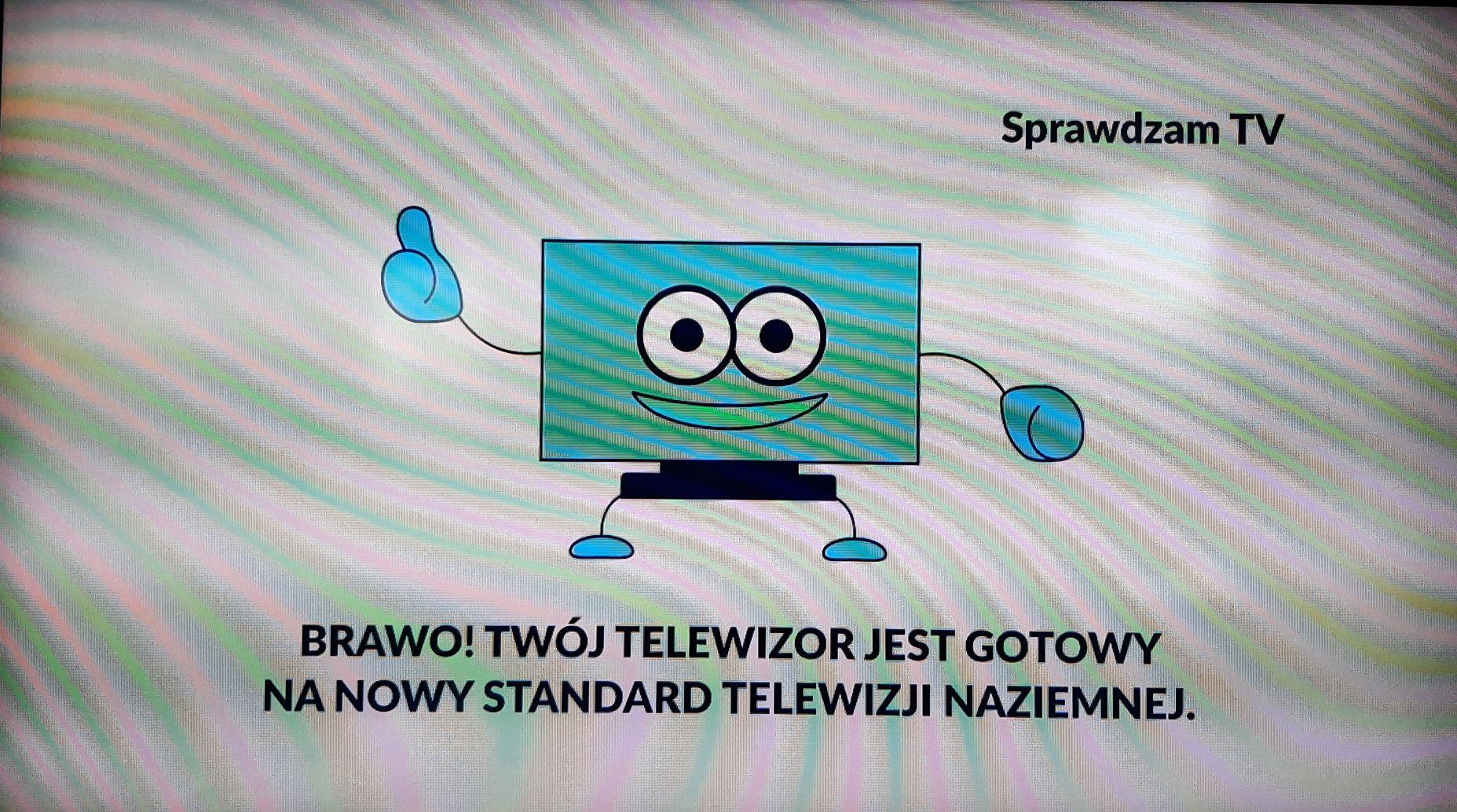 Telewizor HD Polaroid z dekoderem DVBT2 HEVC