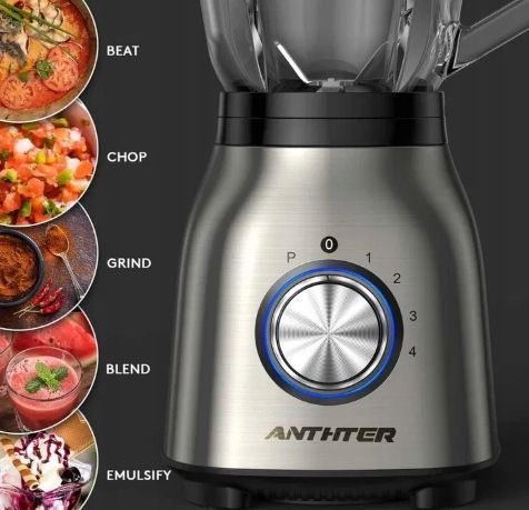Blender kuchenny Anthter, 220 V, silnik 1000 W, blender USZKODZONY