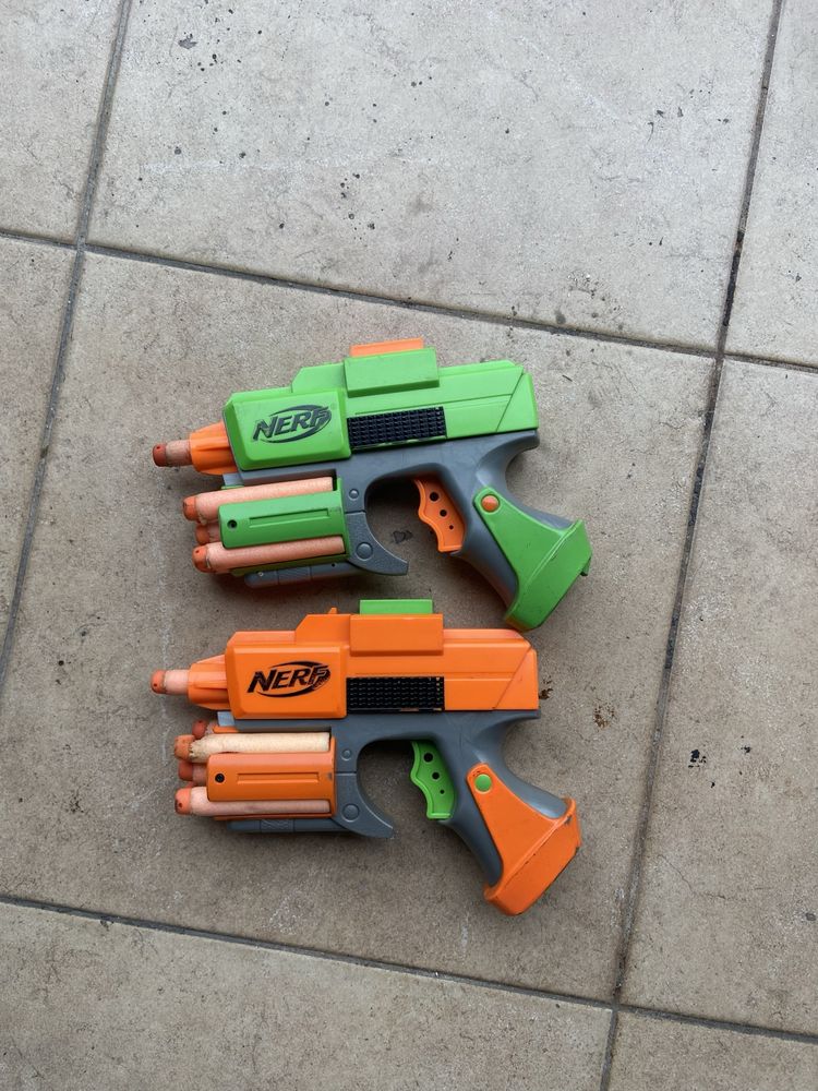 Pistolas nerf conjunto de 3