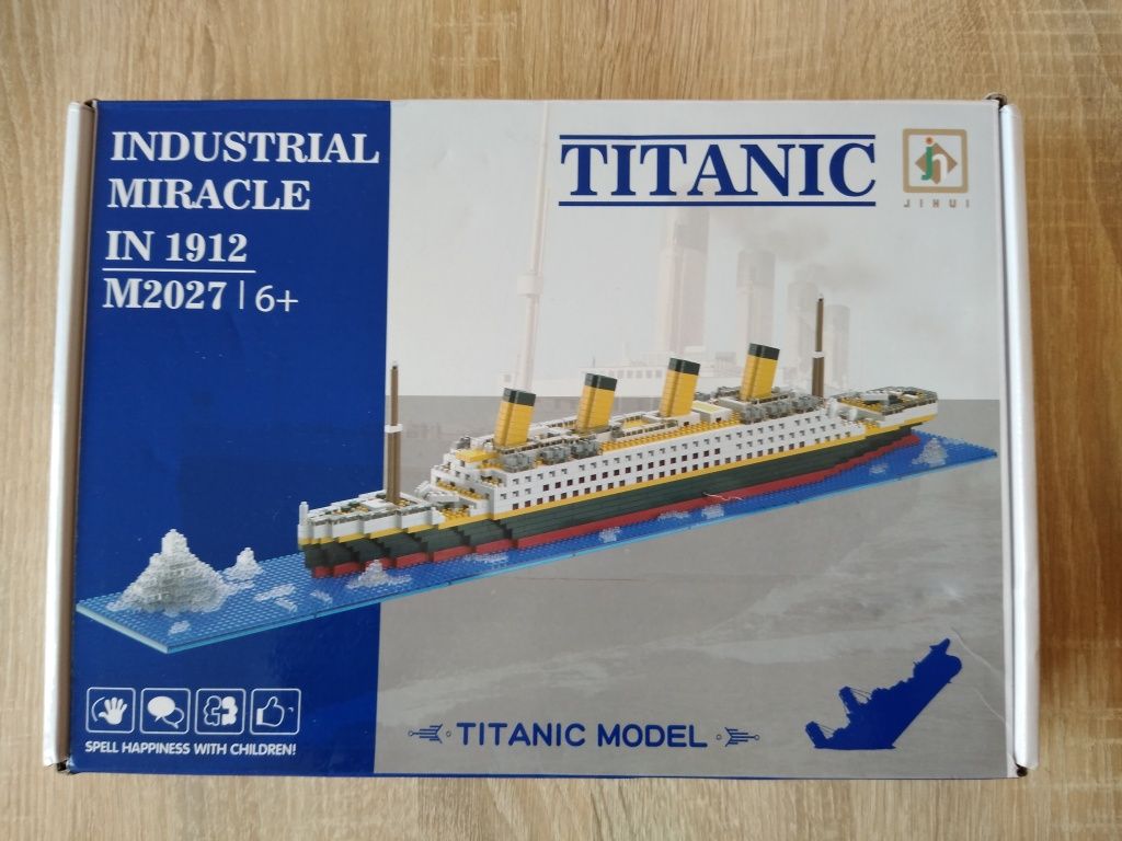 Klocki statek Titanic