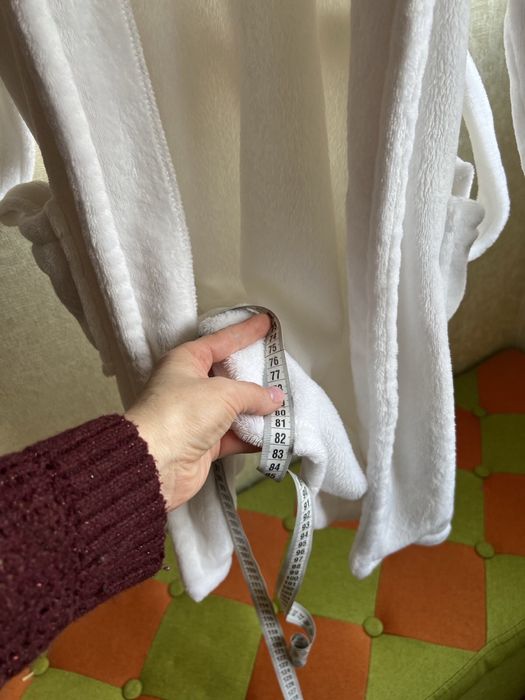 Махровый халат единорог детский