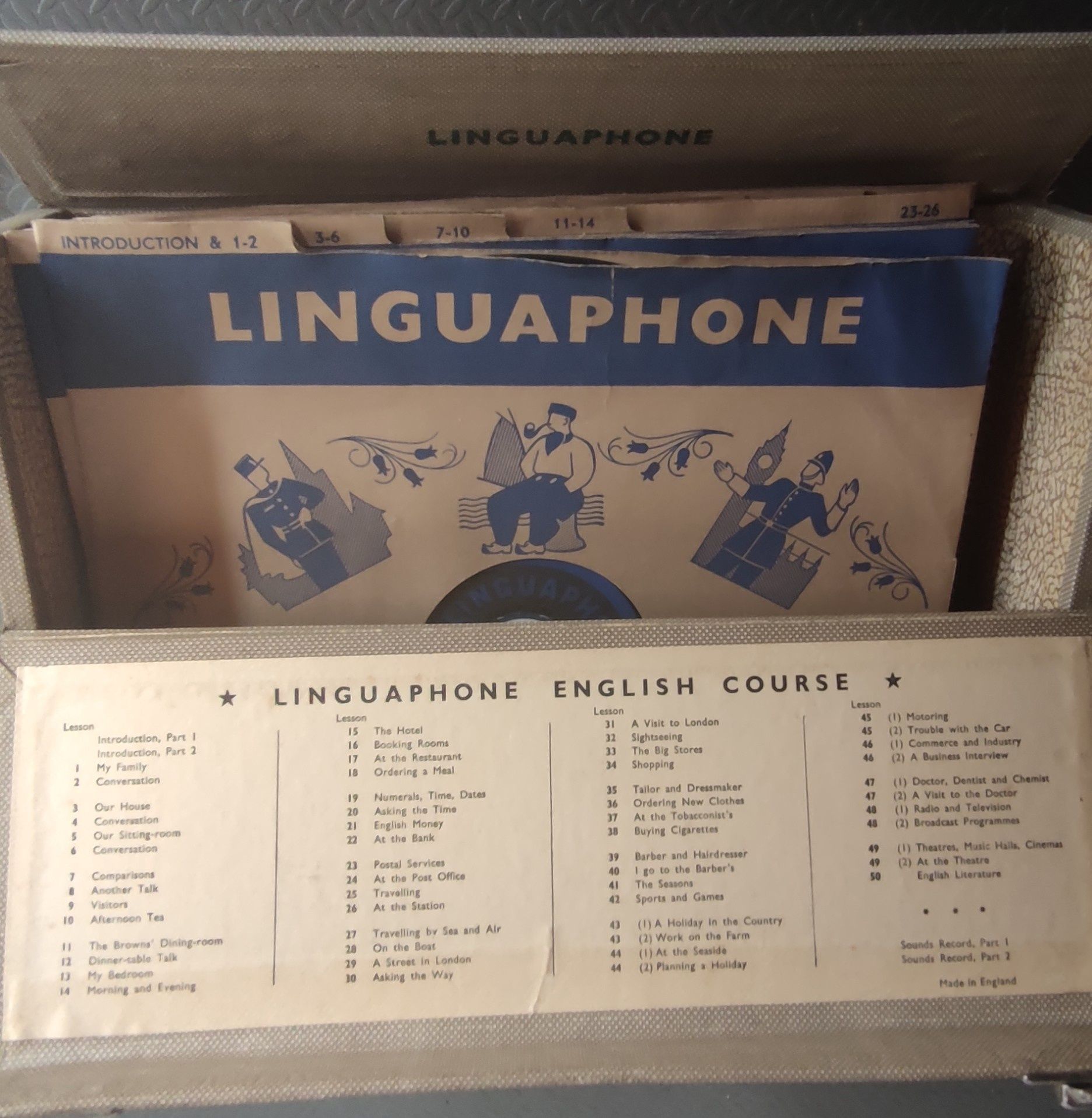 VINIL - Linguaphone English Course VINTAGE