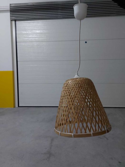 Candeeiro de teto Bambu Natural