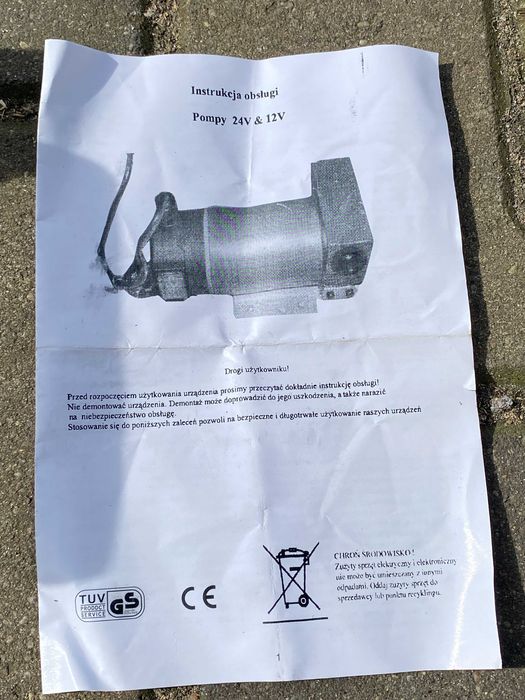 NOWA pompa do oleju cpn mini 24V