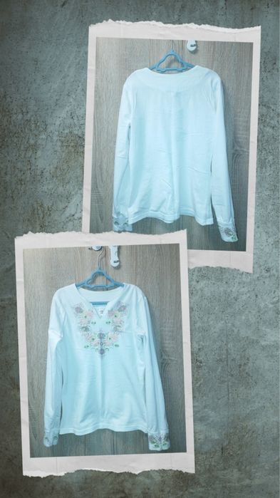 Вышиванка "Фламинго" на девочку 146р.