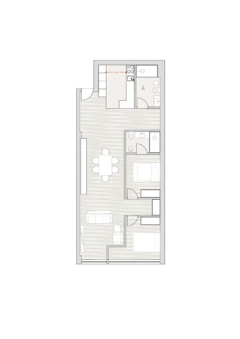 Apartamento T0 Open Space, em Matosinhos Sul, para Venda