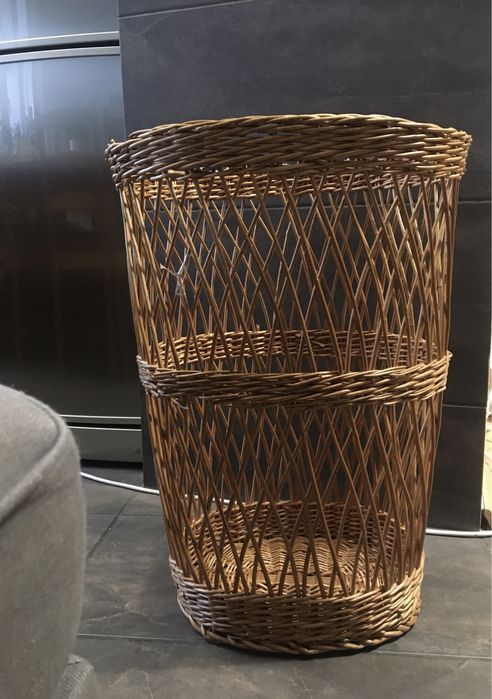 Kosz wiklinowy na pranie 42x32x58