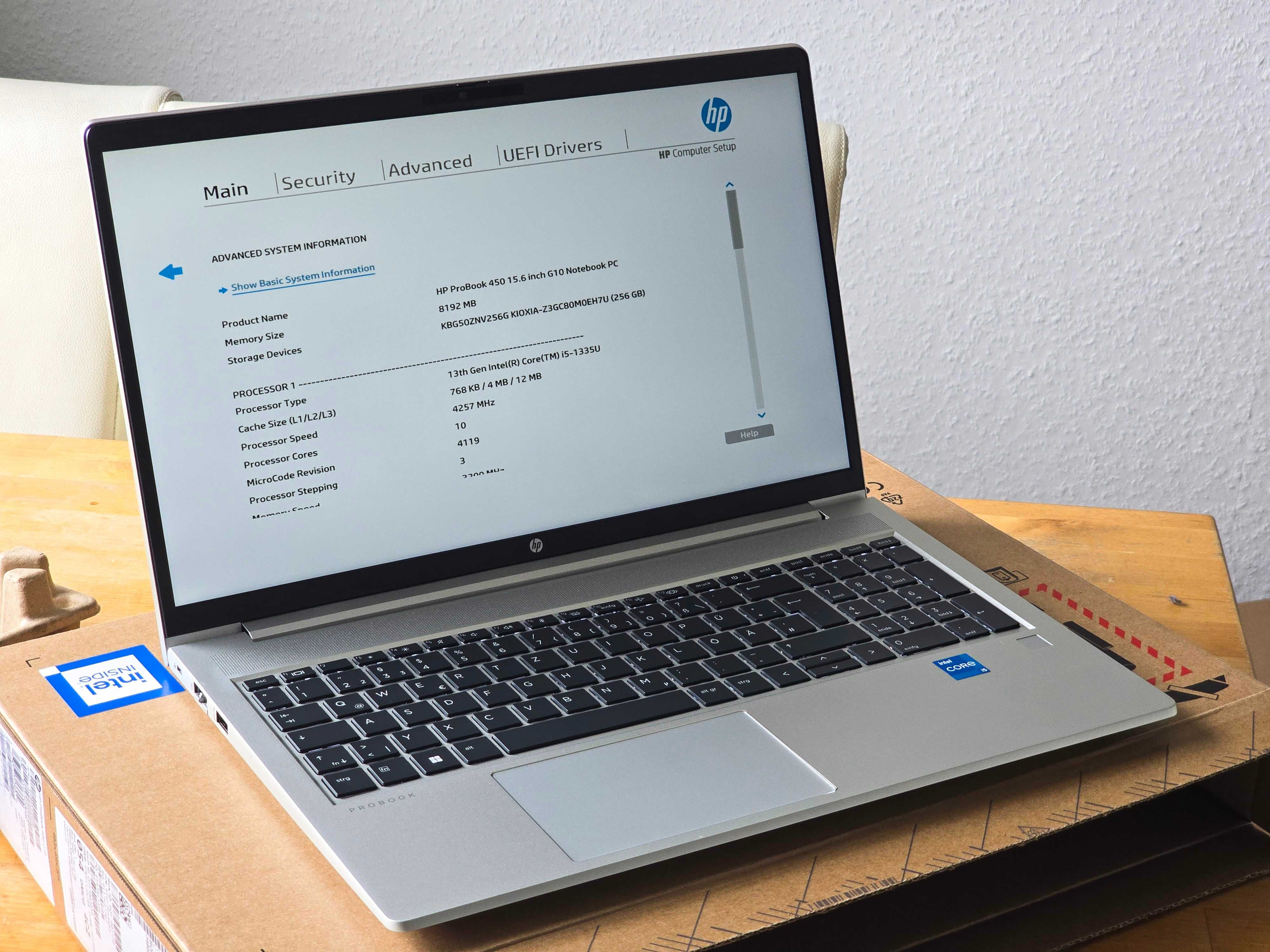 Новий! HP ProBook Business 450 G10, 15,6, Intel i5-1335U, 8/256 SSD