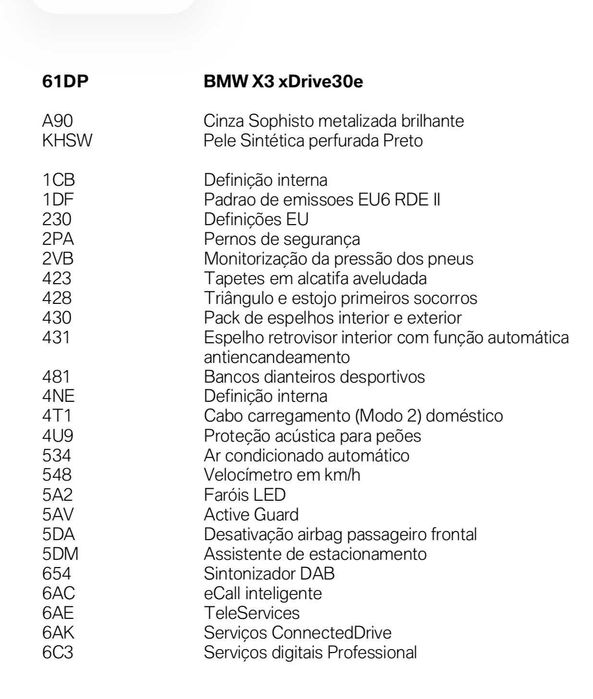 BMW X3 30 e xDrive Pack M - NACIONAL