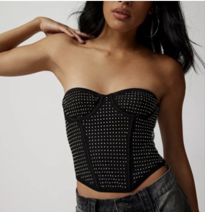 Корсет з камінням сваровскі