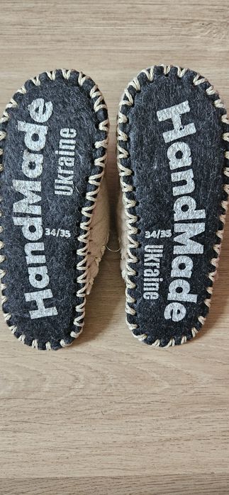 Дитячі фетрові тапки р34-35