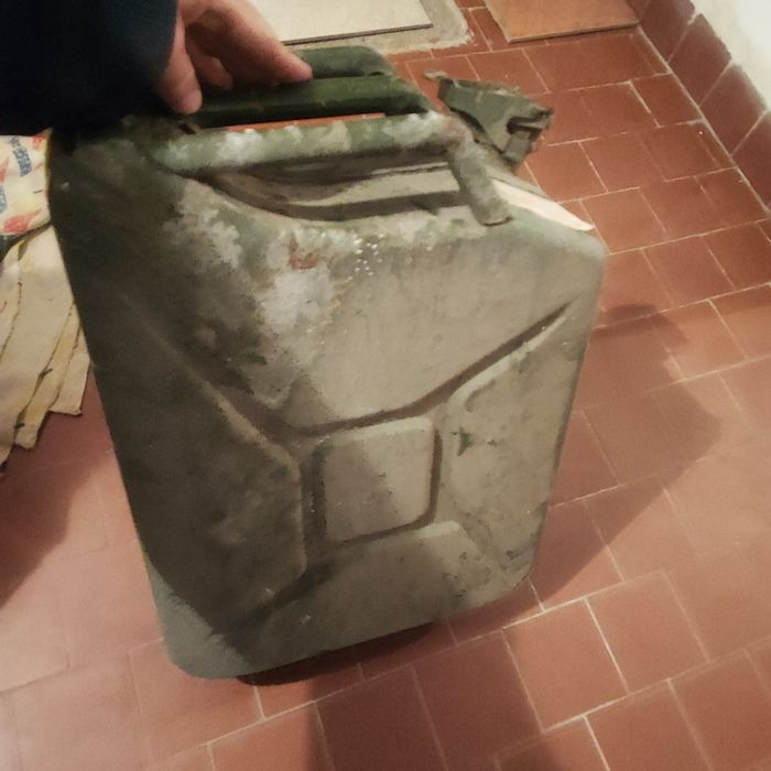 Kanister 20 l PRL orginalna papierowa metka!!!