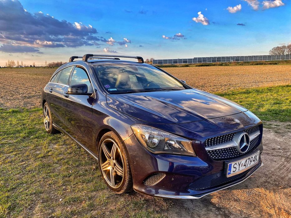Mercedes-Benz CLA Mercedes CLA shooting brake , felgi 18AMG skóra