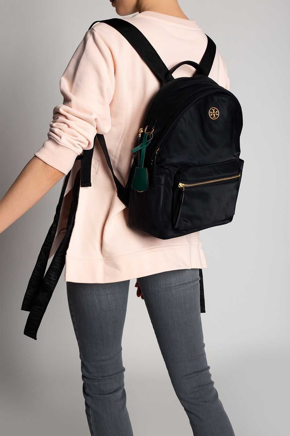 Рюкзак Tory Burch Metal logo backpack Black