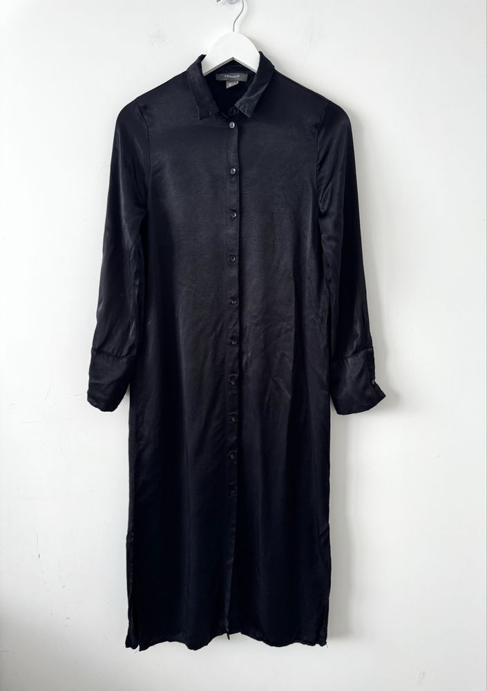 Primark koszulowa sukienka midi Satyna