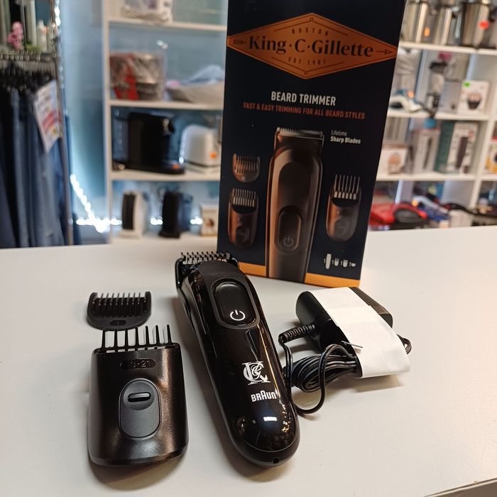 trymer do brody King C. Gillette z technologią Braun.