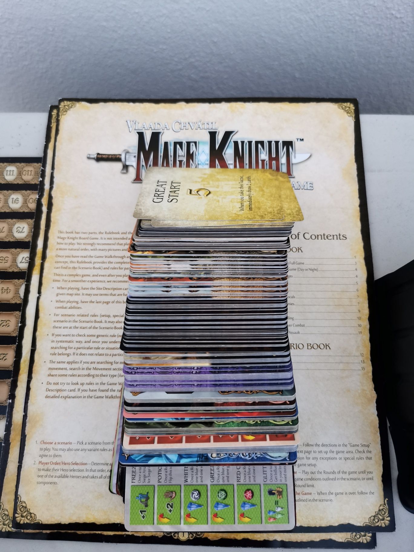 Conteúdo Mage Knight Board Game