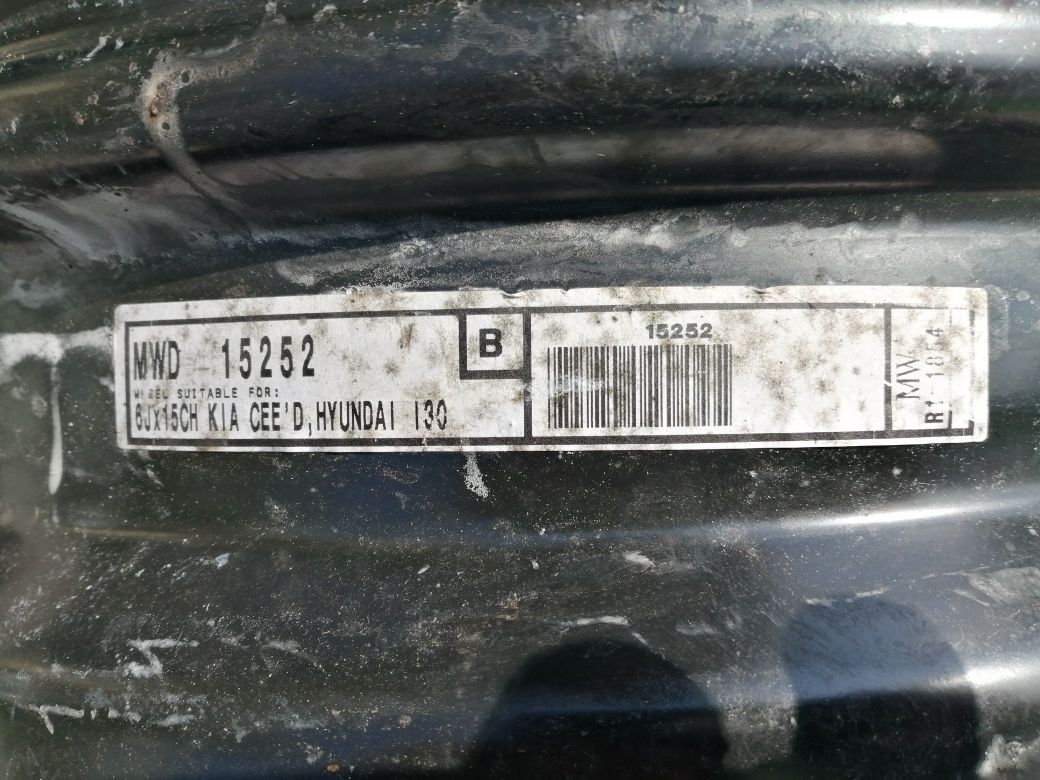 Felgi stalowe 15 Hyundai Kia 5x114.3