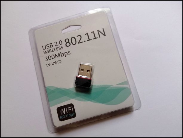 Адаптер USB 2.0 Wi-Fi 300Mbps B/G/N Realtek RTL8188FTV