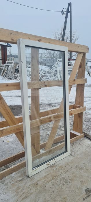 OKNA KacprzaK Witryna 73x150 FIX Używany PCV Lider OLX