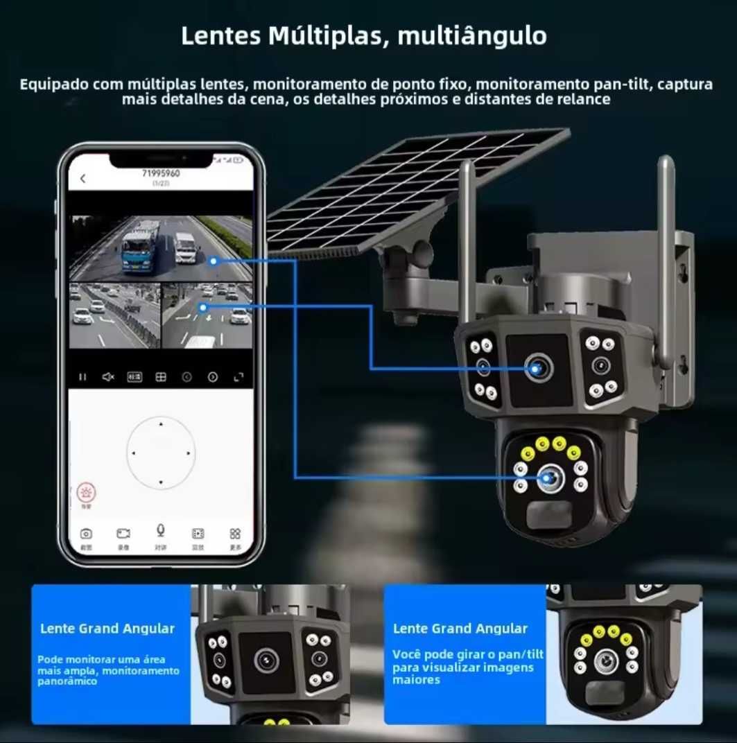 Câmara vigilância nova, ainda na caixa