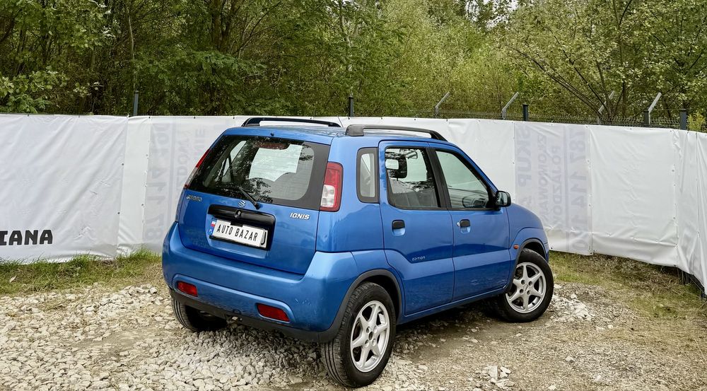 Suzuki Ignis 1.3 > LPG > El.Szyby > 2003  > Alufelgi > Zadbany