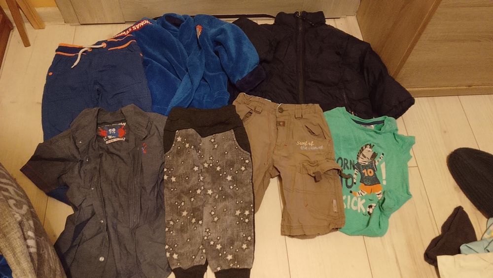Duża paczka ubranek chłopięcych 98 60 sztuk 
60 sztuk