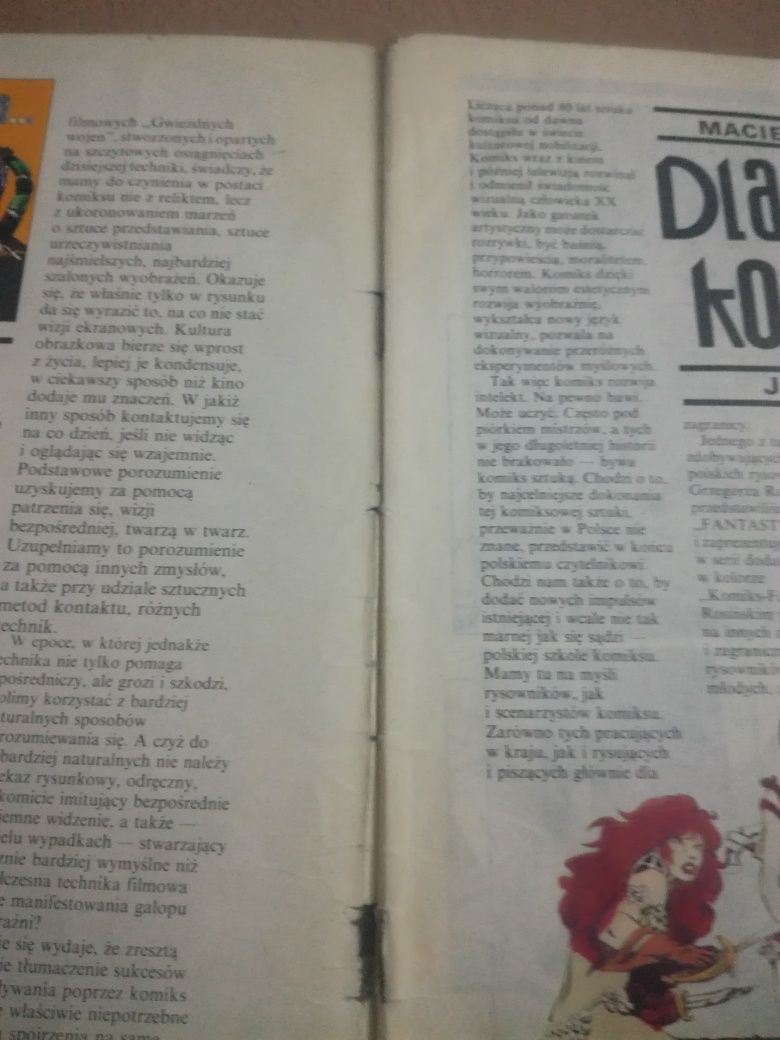 Funky Koval Bez oddechu komiks Fantastyka 1987