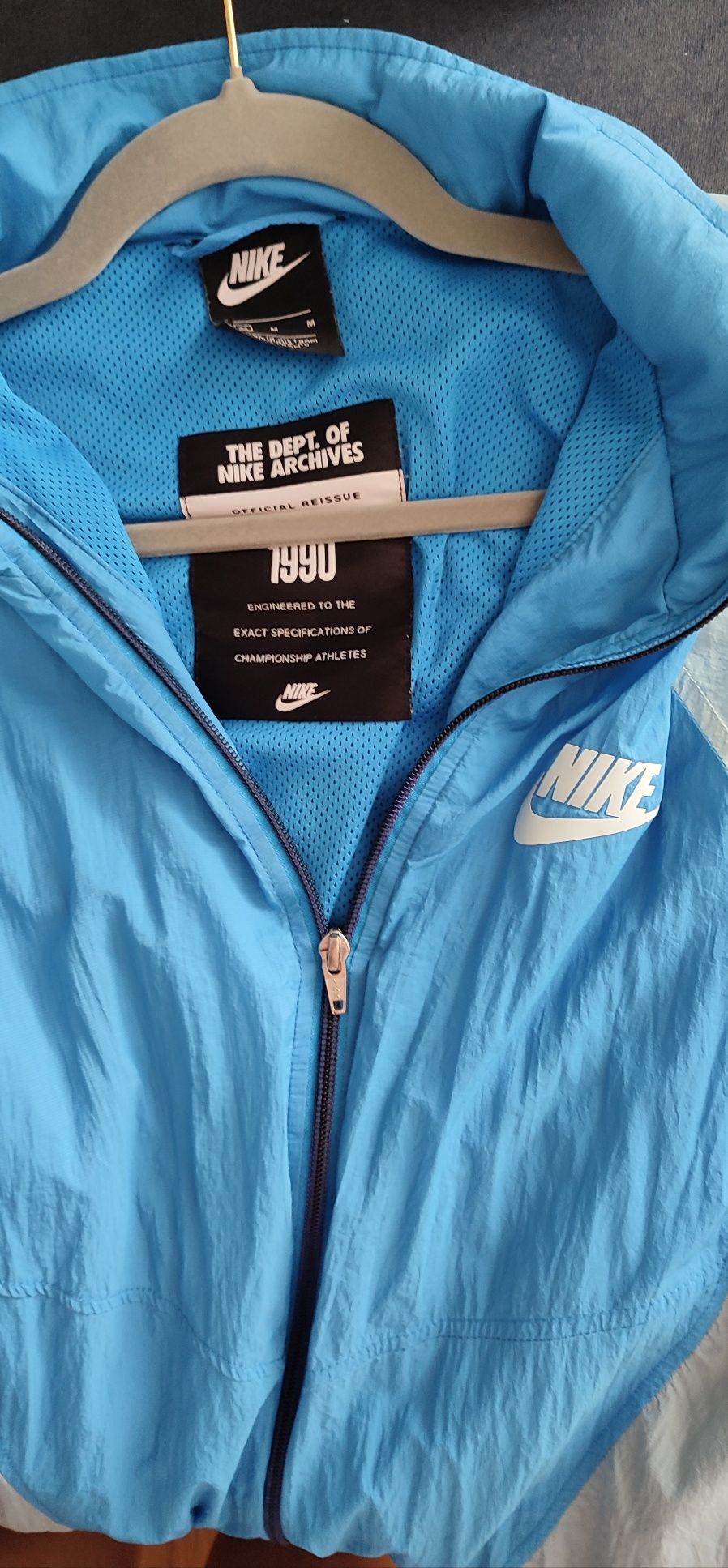 Kurtka NIKE męska młodzieżowa przejściowa z kapturem r. M