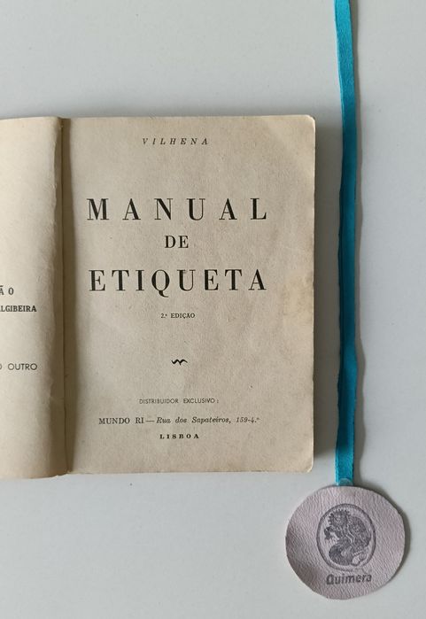 Manual de etiqueta, José Vilhena