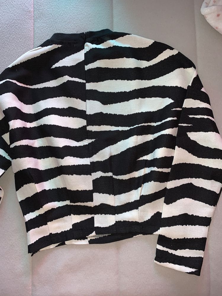 Blusa padrão zebra