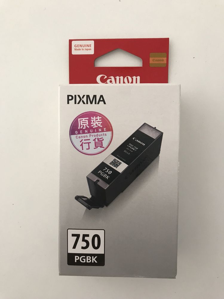 Carga de tinta Canon Pixma 750 PGBK