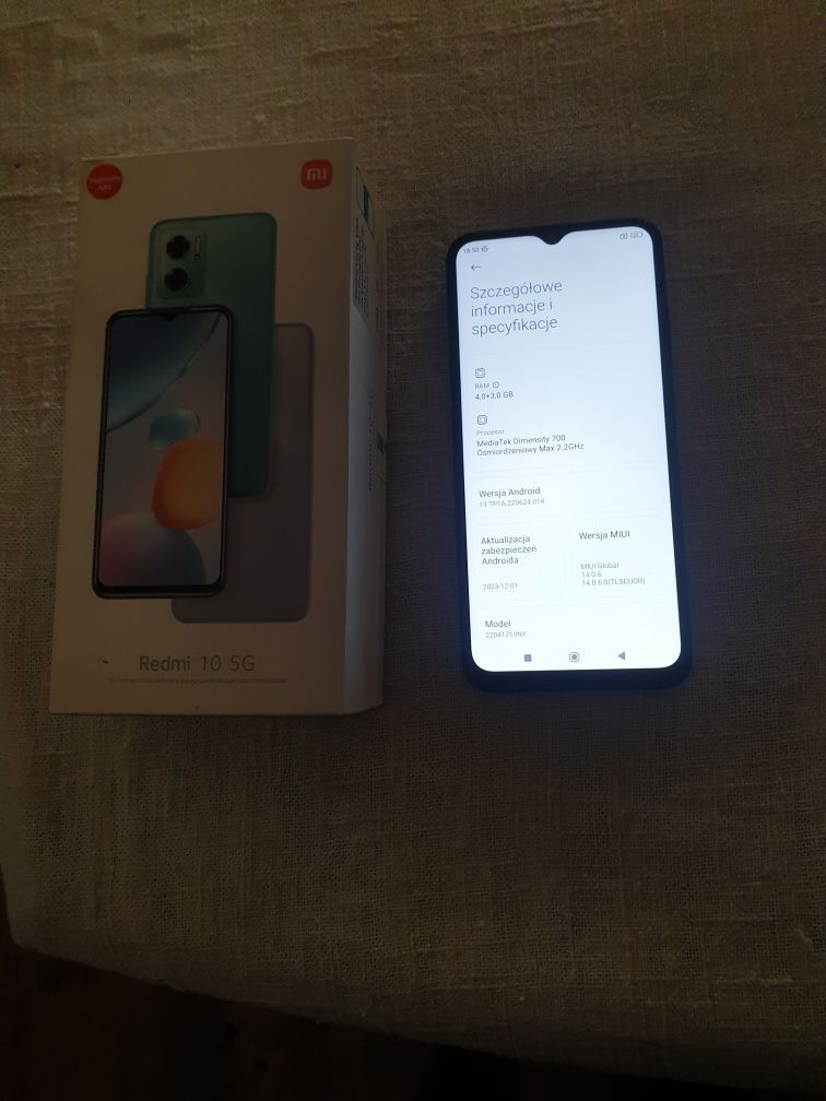 Redmi 10 5G 4+3/64GB sprzedaż zamiana